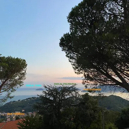 Tatil Evi Il Mare Nel Bosco Con Terrazza Nella Natura, Vista Mare, E Isole *