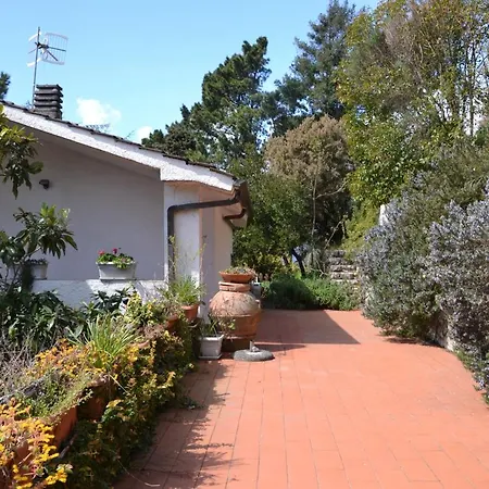 Il Mare Nel Bosco Con Terrazza Nella Natura, Vista Mare, E Isole