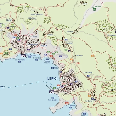 Tatil Evi Il Mare Nel Bosco Con Terrazza Nella Natura, Vista Mare, E Isole